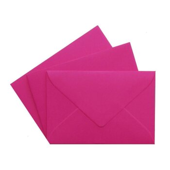 25 envelopes 2.36 x 3.54 in, 120 g/m² intensive pink