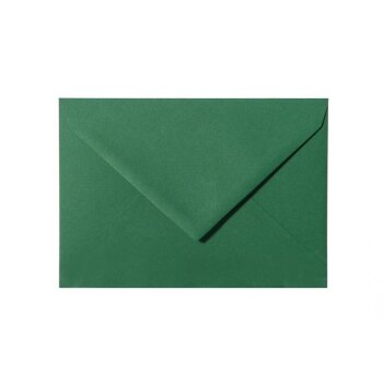 Envelopes 5,51 x 7,48 in in dark green with a triangular...