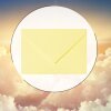 25 envelopes 5,51 x 7,48 in in pale yellow