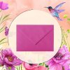 25 envelopes 5,51 x 7,48 in purple