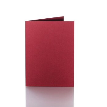 Cartes pliantes 100 x 150 mm 240 g / m2 24 Bordeaux