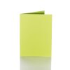 Cartes pliantes 100 x 150 mm 240 g / m2 28 vert pomme