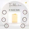 Faltkarten A5 150 x 200 mm 240 g/qm 25 Stück in Gold-Gelb