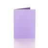 Carte pliante 12x17 cm 240 g / m² 25 pièces en violet