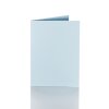 Carte pliante 12x17 cm 240 g / m² 25 pièces en bleu clair