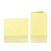 Envelopes B6 + folding card 4.72 x 6.69 in - yellow