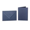 coloured envelopes C5 + folded cards 15x20 cm  dark blue