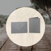 coloured envelopes C5 + folded cards 15x20 cm  dark grey