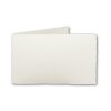 100 tarjetas de papel hechas a mano DIN largo semi-mate, 240 g / m² blanco, 100 x 210 mm