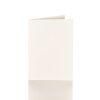 25 Faltkarten 100 x 150 mm /A6  für DIN C6 Briefumschläge in Elfenbein