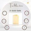 Faltkarten A6 240g/m²  Gold-Gelb