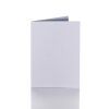 25 Faltkarten 100 x 150 mm /A6  für DIN C6 Briefumschläge in Lila-Blau