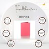 25 Faltkarten 100 x 150 mm 240 g/qm für DIN C6 Briefumschläge 09 Pink