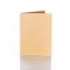 25 Faltkarten 100 x 150 mm 240 g/qm für DIN C6 Briefumschläge 03 Camel