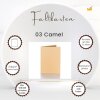 25 Faltkarten 100 x 150 mm 240 g/qm für DIN C6 Briefumschläge 03 Camel