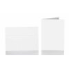 Enveloppes C6 avec bandes adhésives + carte pliante 10x15 cm - blanc