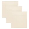 Square envelopes 4,92 x 4,92 in soft cream with adhesive strips