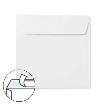 Envelope 6,29 x 6,29 in in white