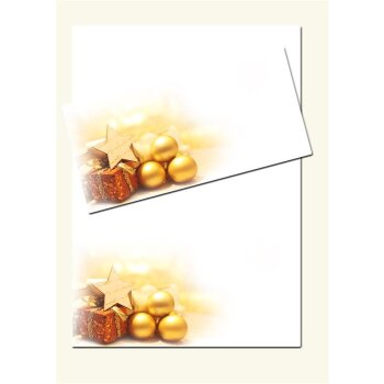 50 teiliges Weihnachts-Briefpapier Set für...