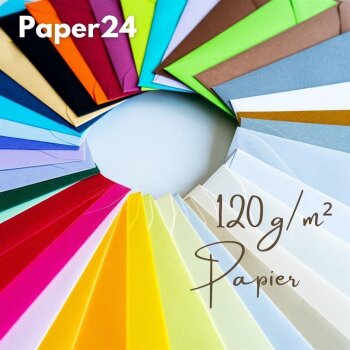 25 envelopes DIN C6 (4,48 x 6,37 in) wet adhesive 120g / qm