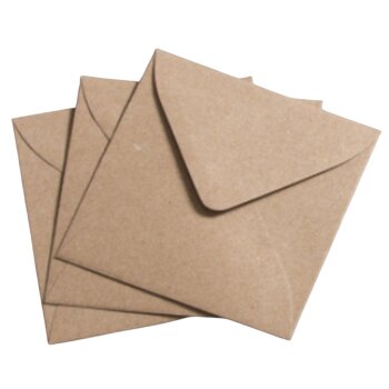 25 enveloppes 100 x 100 mm, 120 g / m² -...