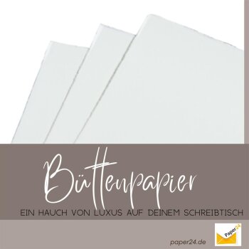 25 Bütten Blätter gerippt,105 g/m²,...