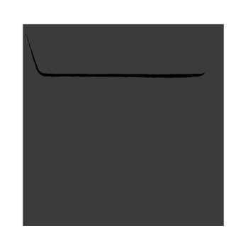 25 Briefumschläge 170 x 170 mm, 120 g/m²  Schwarz