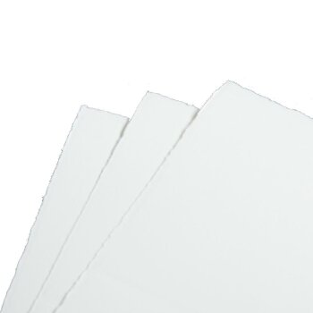 100 Edle Bütten Karten hochdoppelthalbmatt, 240...