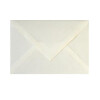 100 Edle Bütten Hüllen DIN C6 114 x 162 mm,105 g/m², in Weiß, halbmatt gerippt