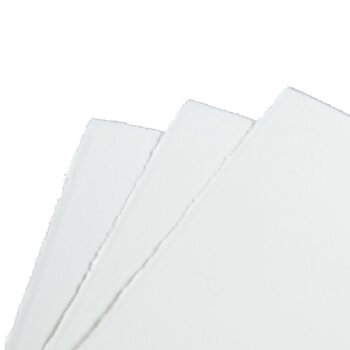 25 Bütten Karten einzeln A6 halbmatt,240 g/m²,...