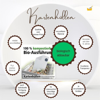 50 Klappenbeutel Cellophantütchen,...