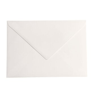 25 envelopes 5,51 x 7,48 in in ivory