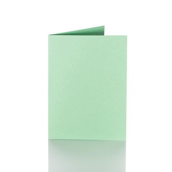 Carte pliante 12x17 cm 240 g / qm 25 pièces en vert clair