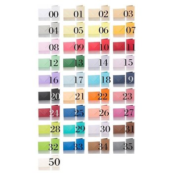 je 25 farbige Briefumschläge 14x19cm + Faltkarten 13x18 cm  Dunkelgrün