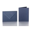 25 coloured envelopes 14x19cm + folded cards 13x18 cm  dark blue