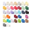 Couleurs au choix - 25 enveloppes colorées 155x155 mm, cartes pliantes assorties 150x150 mm