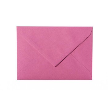 Enveloppes 14x19 cm en violet avec un rabat triangulaire...