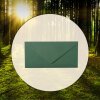 Envelopes DIN long - 4,33 x 8,66 in - dark green with triangular flap