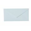 Briefumschläge DIN lang - 11x22 cm - Zartblau mit Dreieckslasche