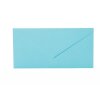 Sobres DIN largos - 11x22 cm - azul con solapa triangular