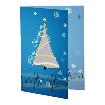 Christmas card 10x15 cm - - with envelope DIN C6