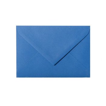 25 enveloppes C8 57x81 mm bleu royal