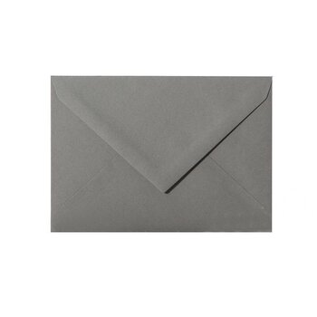 25 enveloppes C8 57x81 mm gris foncé