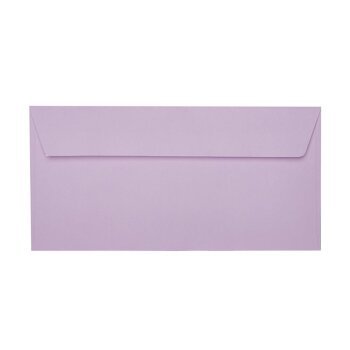 25 sobres DIN largos con tiras adhesivas (sin ventana) 11x22 cm violeta-azul