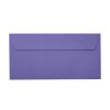25 sobres DIN largos con tiras adhesivas (sin ventana) 11x22 cm violeta