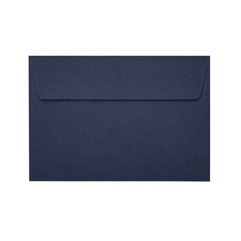 25 Enveloppes DIN B6 (125 x 176 mm) avec adhésif 120 g / qm bleu foncé