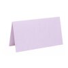 je 25 farbige Blanko Tischkarten, Platzkarten 5x9 cm in Flieder