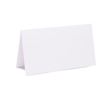 je 25 farbige Blanko Tischkarten, Platzkarten 5x9 cm in...