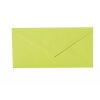 Envelopes DIN long - 4,33 x 8,66 in - apple green with a triangular flap