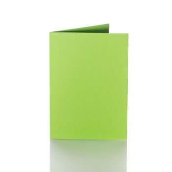 Folding cards 3.94 x 5.91 in - lime